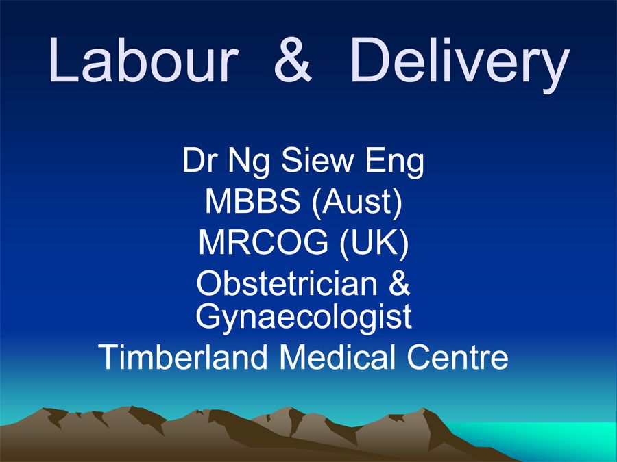 Labour & Delivery Information