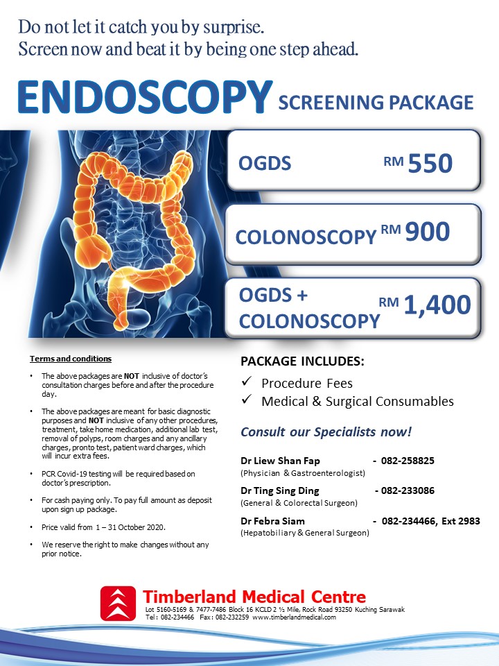 Endoscopy Package Timberland Medical Centre